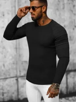 Sweter męski czarny L/2500^Ozonee Hot