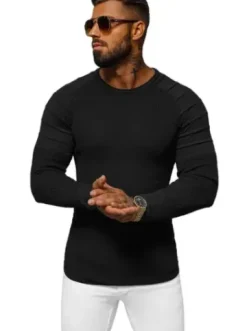 Sweter męski czarny L/2500^Ozonee Hot