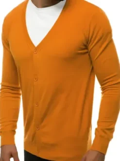 Sweter męski kardigan jasno-camelowy TMK/YY06/9^Ozonee Discount