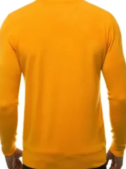 Sweter męski żółty TMK/YY01/17^Ozonee Fashion