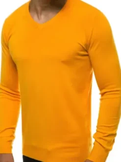 Sweter męski żółty TMK/YY03/17^Ozonee Online