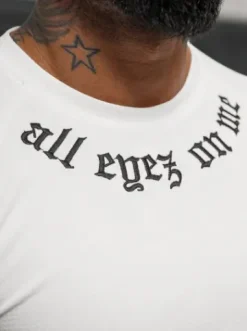 T-shirt męski biały O/3C333^Ozonee Discount