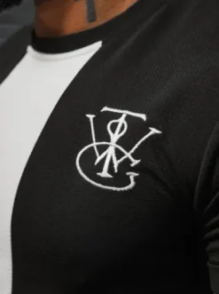 T-shirt męski czarny O/L1184^Ozonee Sale