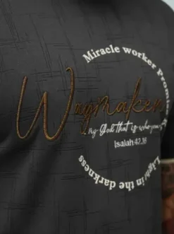 T-shirt męski regular fit czarny O/QQ1535^Ozonee Discount