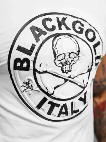 T-shirt męski slim fit biały NB/MT3074^Ozonee New