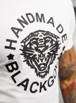 T-shirt męski slim fit biały NB/MT3019Z^Ozonee Online