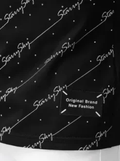 T-shirt męski slim fit czarny O/QQ1323^Ozonee New