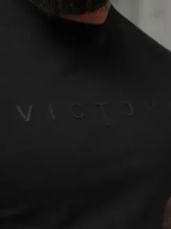 T-shirt męski slim fit czarny NB/MT3138^Ozonee Online